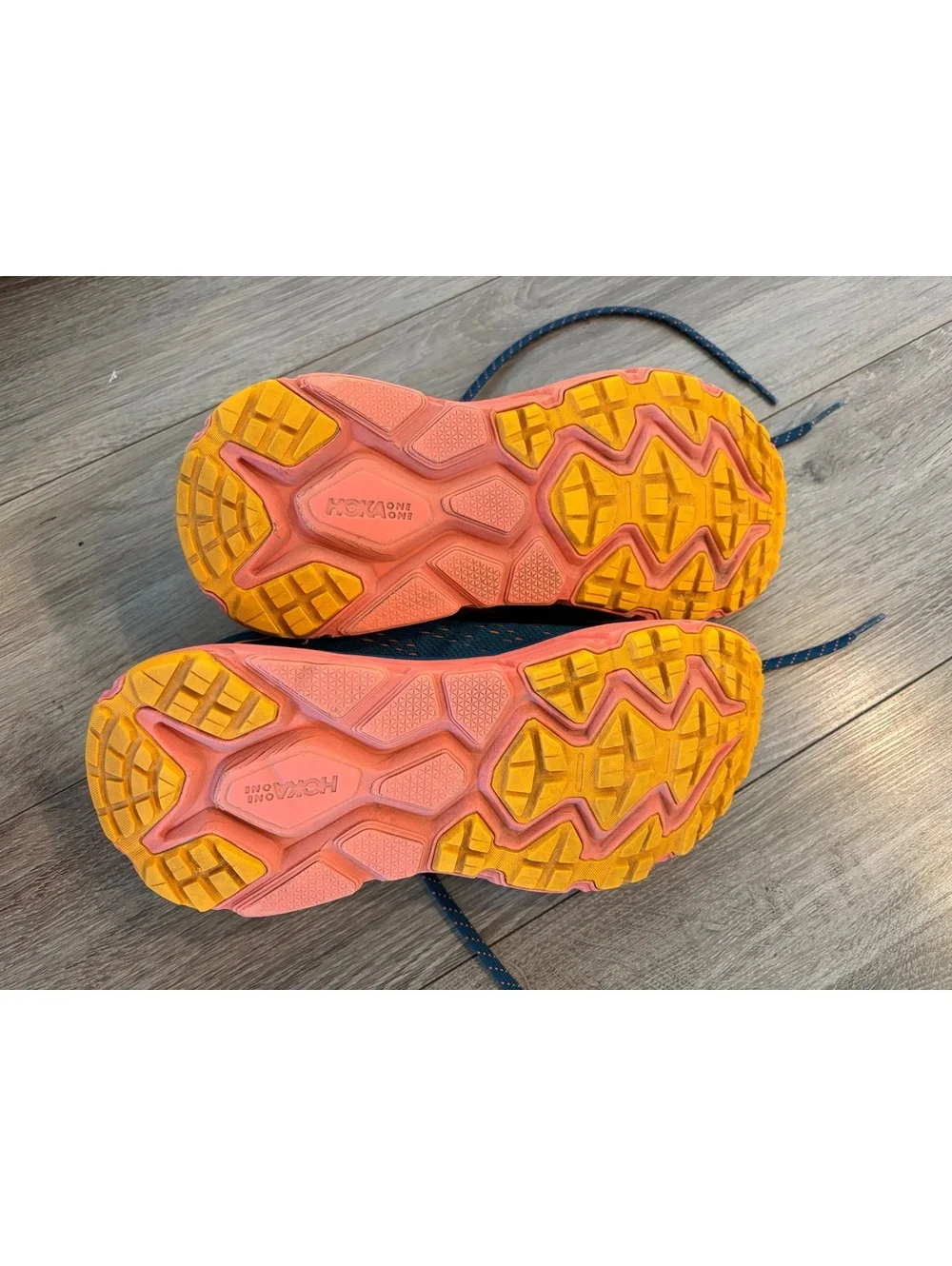 Hoka Challenger 6 GTX Trail Running Shoes — Teal/Coral, Women’s